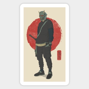 Modern Oni masked Shinobi Magnet